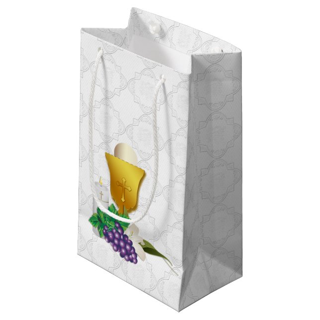 Erstkommunion Kleine Geschenktüte (Vorderseite Schrägansicht)