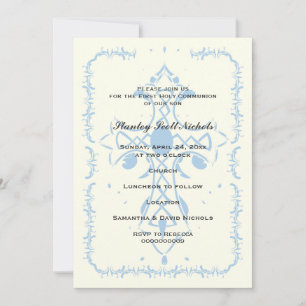 Erstkommunionsbestätigung für das Blaue Kreuz Einladung