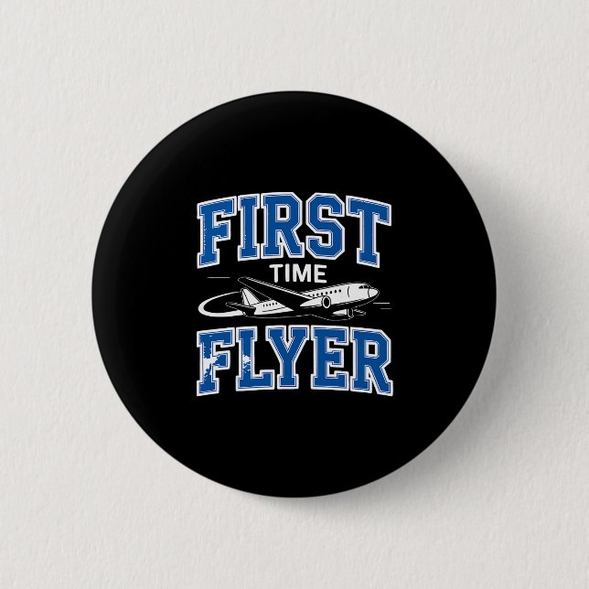 Erstmalig Fliegender Erstmaliges Fliegen  Button (Vorderseite)