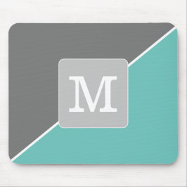 Erstmalige Farbanpassung für Minimalismus Blau Gra Mousepad