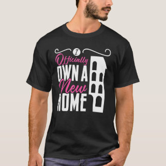 Erstmalige Hausbesitzerin Girl Housewarming Neues T-Shirt