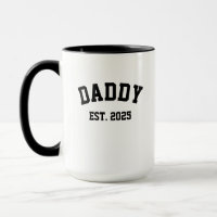 Erstmalige Mama und Vater Tasse Set Neue Eltern Sc