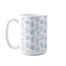 Erstmalige Monogramm-Klassik Blau-weiße China Druc