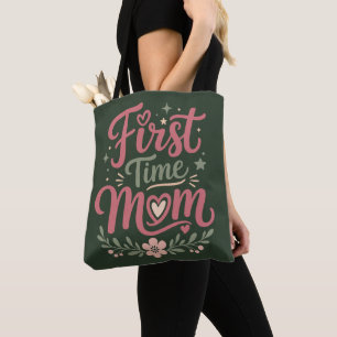 Erstmalige Mutter Süßes Florales Mutterdesign Tasche