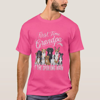 Erstmalige Opa Ließ die Verwüstung beginnt in der T-Shirt