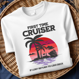 Erstmaliger Kreuzfahrer Wenn verloren, zurück zum  T-Shirt