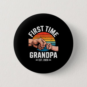 Erstmaliger Opa, vorauss. 2026 Baby-Ankündigung Gr Button