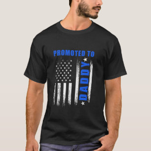 Erstmaliger Vater Polizeiamt Papa T-Shirt