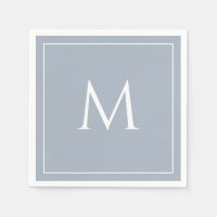 Erstmaliges dunkelblaues Monogramm