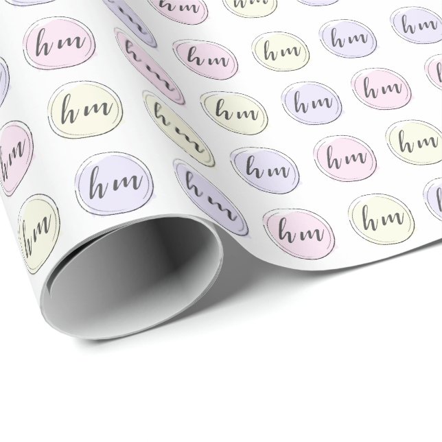 Erstmaliges Logo Geschenkpapier (Rolleneckpunkt)