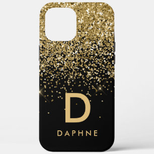 Erstmaliges Monogramm des modernen Glitzer aus Sch Case-Mate iPhone Hülle