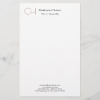 Erstmaliges Monogramm Modernes, Minimalistisches S
