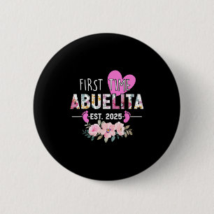 Erstmals Abuelita Est 2025 New Oma Baby Anno Button