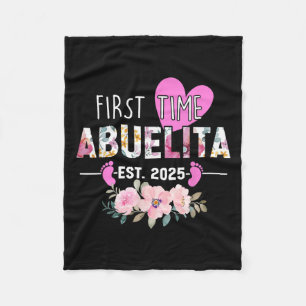 Erstmals Abuelita Est 2025 New Oma Baby Anno Fleecedecke