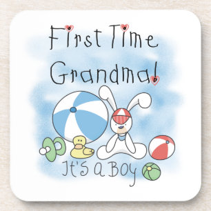 Erstmals Oma der Jungen Geschenke Untersetzer