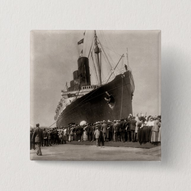 Erstreise von EffektivwertLusitania, 13 Septemeber Button (Vorderseite)