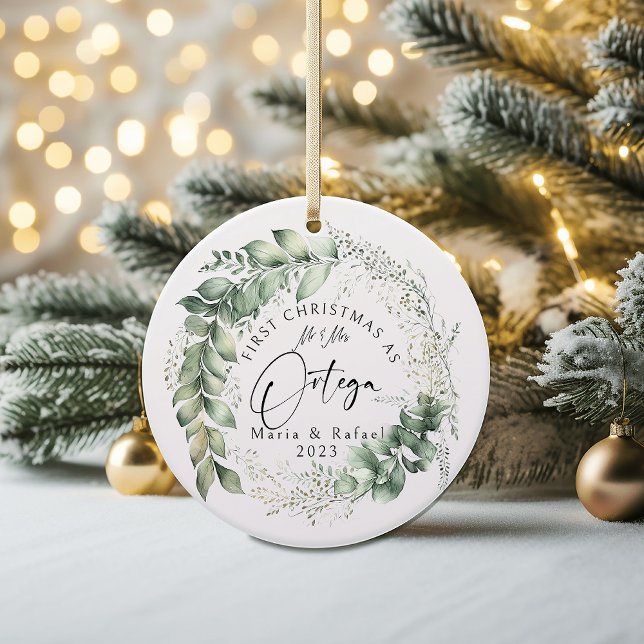 Erstweihnachtsfeier, Verheiratete Keramik Keramik Ornament (Von Creator hochgeladen)