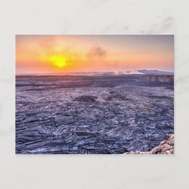 Erta Ale Volcano, Ethiopie Carte postale (Devant)