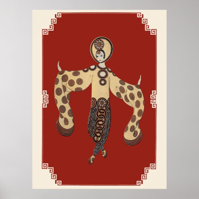 Erté - Asian Princess Suite, Bamboo Poster (Vorne)