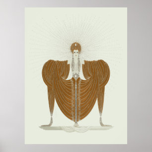Erté - Celestial Virtues Suite, Radiance Poster