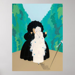 Erté - Debutante Poster