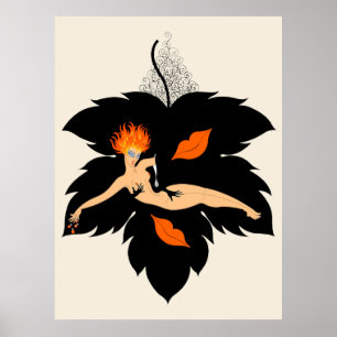 Erté - Die Sieben Todsöhner-Suite, Lust Poster
