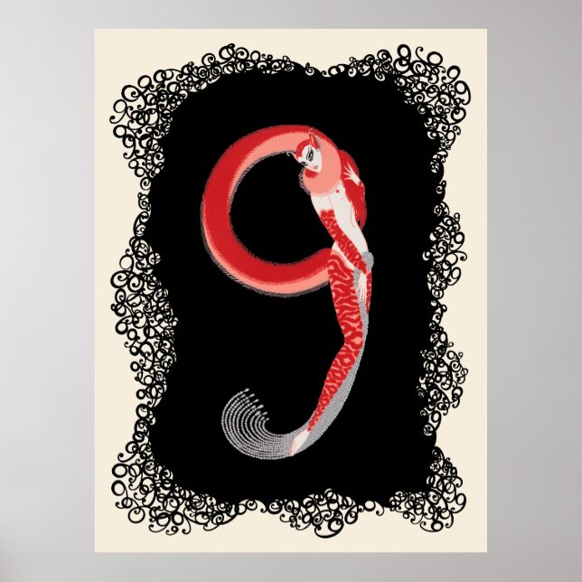 Erté - Die Zahlensuite, die Nummer 9 Poster (Vorne)