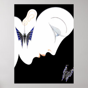 Erté - Harper's Bazaar, Mai 1928 [Nacht] Poster