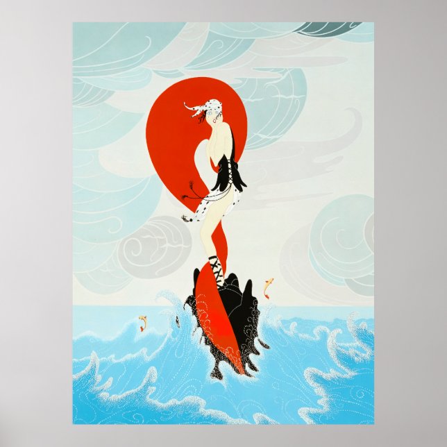 Erté - Stranded Poster (Vorne)