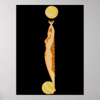 Erté - The Letter J aus der Alphabet Suite, 1976