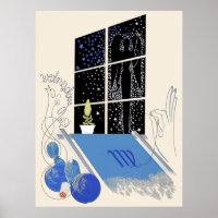 Erté - The Zodiac Suite, Virgo