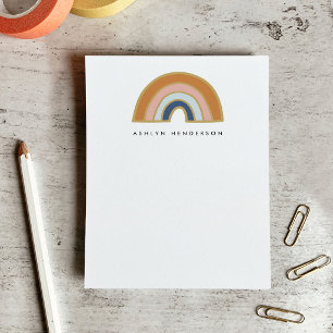 Erthy Bohemisch Rainbow Individuelle Name Notizblock