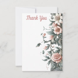 Erthy Floral Valley Dankeskarte