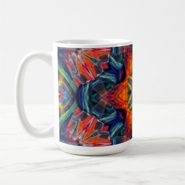 Erthy Warm Energy Kaleidoscope Gradient Kaffeetasse (Links)