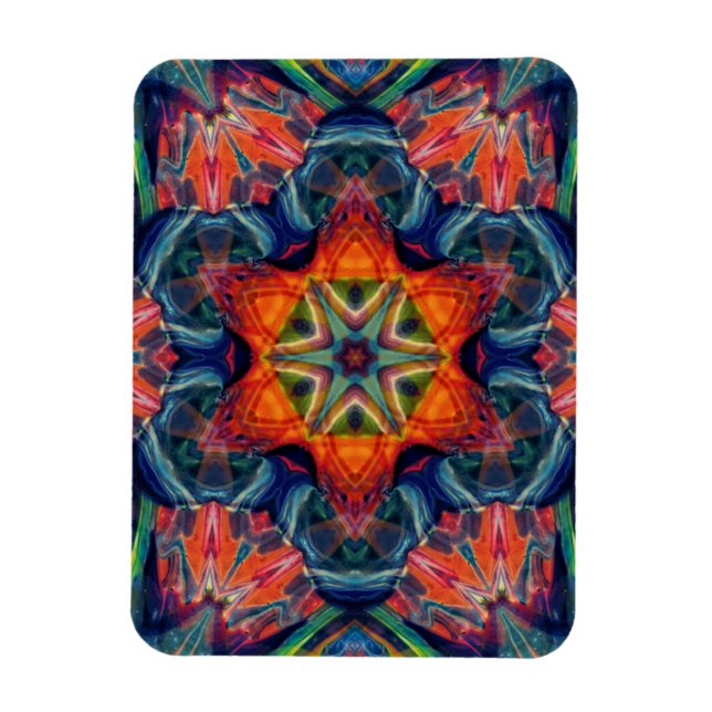 Erthy Warm Energy Kaleidoscope Gradient Magnet (Vertikal)