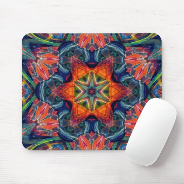Erthy Warm Energy Kaleidoscope Gradient Mousepad (Mit Mouse)