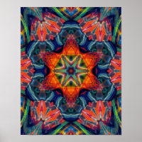 Erthy Warm Energy Kaleidoscope Gradient