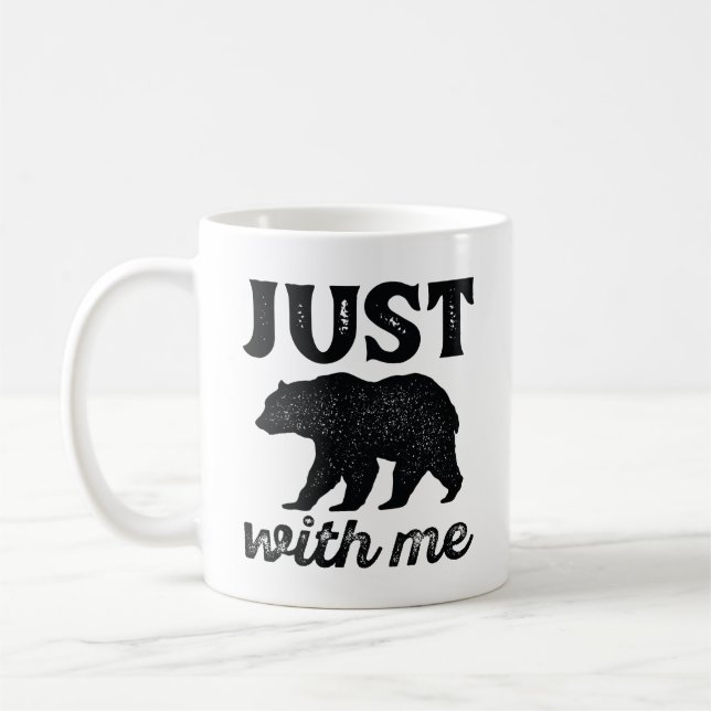 Ertrage es einfach mit mir kaffeetasse (Links)