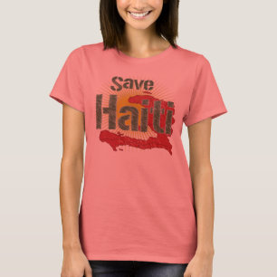 Erträge gehen zum ROTEN KREUZ - retten Sie Haiti T-Shirt