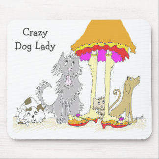 Erträge zu TierWohltätigkeit-verrückter Hundedame Mousepad