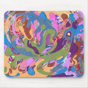 "Ertrinken" Abstrakte Kunst Mousepad