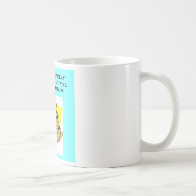 Ertrinken Ihrer Probleme Kaffeetasse (Rechts)