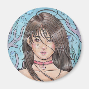 Ertrinken Sie Meerjungfrau-Magneten Magnet