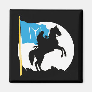 Ertugrul Bey Kayi IYI Flaggen-Osmanisches Reich Magnet