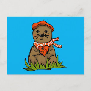 Erundungstag Valentine Postkarte