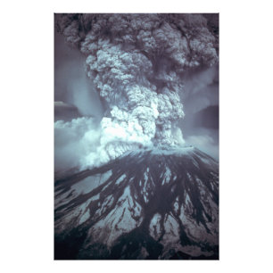 Eruption des Berges St. Helens Stratovulkan 1980 Fotodruck