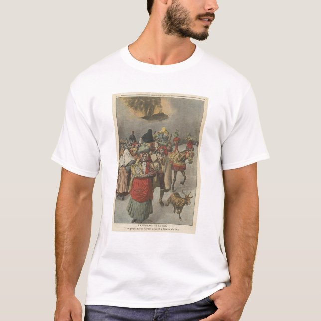 Eruption vom Ätna T-Shirt (Vorderseite)
