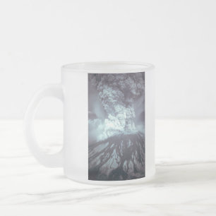 Eruption vom Mount Saint Helens Stratovolcano 1980 Mattglastasse