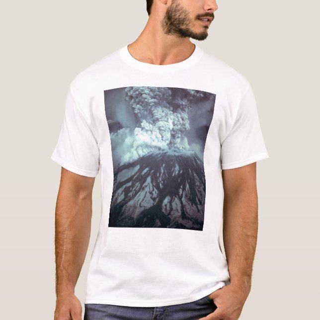 Eruption vom Mount Saint Helens Stratovolcano 1980 T-Shirt (Vorderseite)