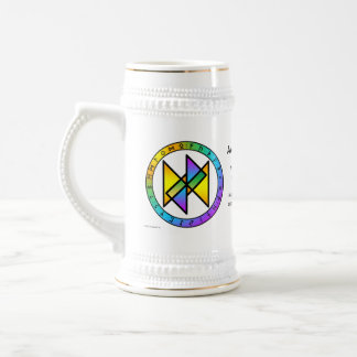 Erwache zur Freude! Bindrune Mead Stein Bierglas